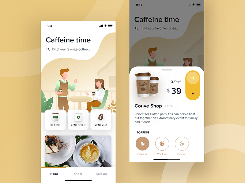 Coffee Delivery Apps by 🦋 MEKP for Pixelz on Dribbble