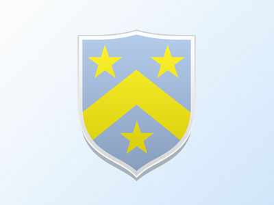 Simple Shield Harvey coat of arms shield