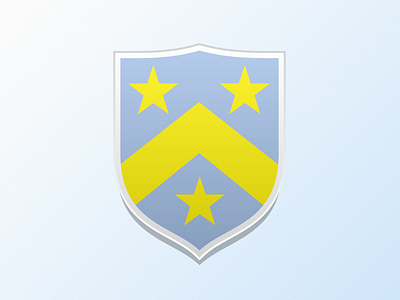 Simple Shield Harvey coat of arms shield