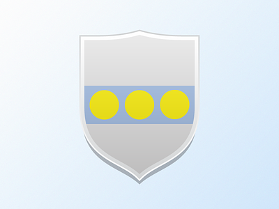 Simple Shield Pelletier coat of arms shield