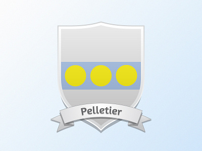 Current Coat of Arms · Pelletier