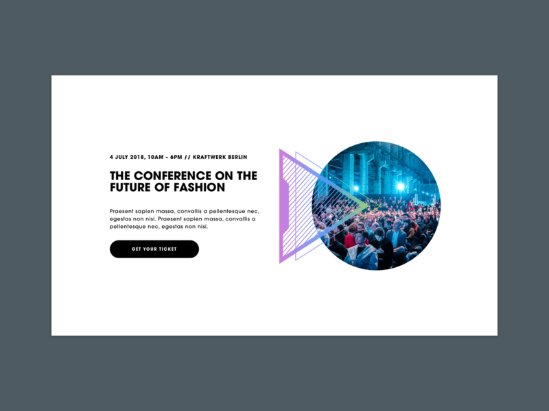 Fashiontech Berlin Cta Banner By Mar High On Dribbble