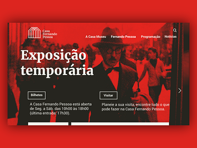 Casa Fernando Pessoa casa museu design fernando pessoa ui ux web website