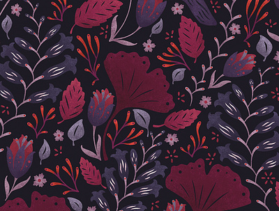 Leaves pattern art art licensing flowers illustration illustrator leaves nature pattern surface pattern design texture