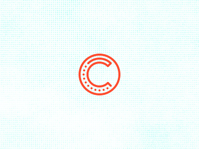 C Circle branding c circle dots grid icon identity line logo minimal stroke typography vector