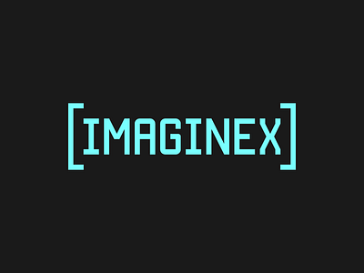 Imaginex branding identity logo square technology vector