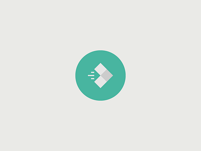 Daemon Dash branding circle hackathon logo pixel speed squares vector