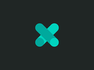 Xidea cross logo logs vector x