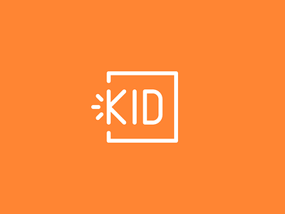 Kid Museum burst logo square vector