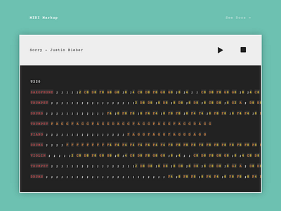 MIDI Markup