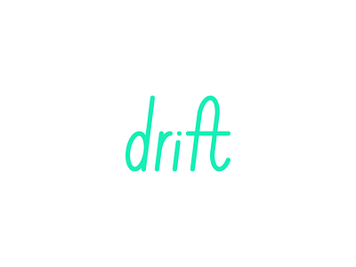 Drift Doodle typography