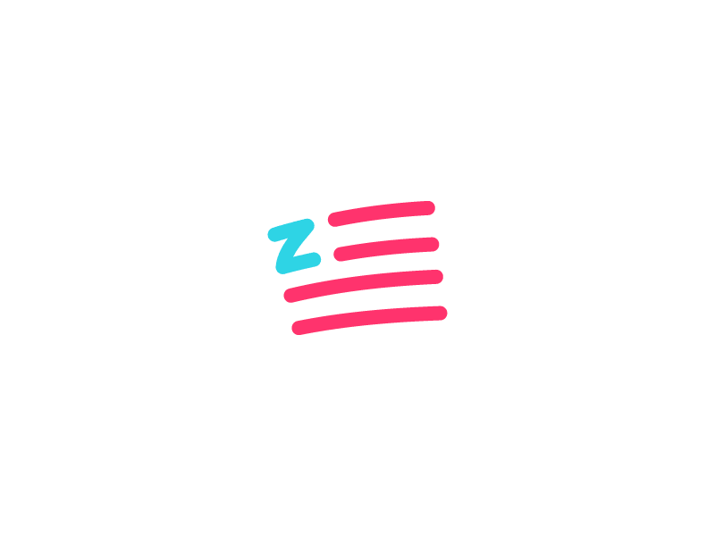 VotePlz! branding colors flag logo rounded stripes vector