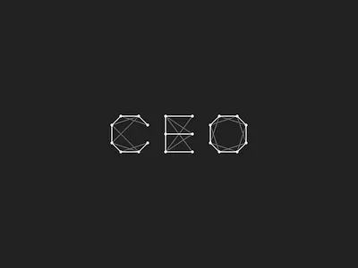 KPCB - CEO Branding branding ceo connections dark dots grid identity lines logo logotype node web