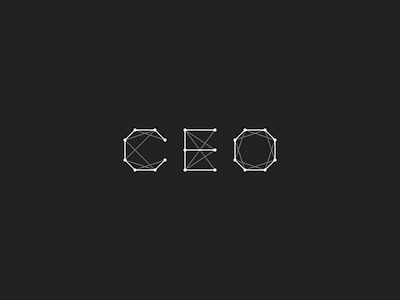 KPCB - CEO Branding branding ceo connections dark dots grid identity lines logo logotype node web