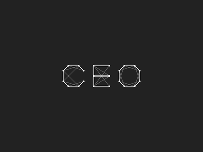 KPCB - CEO Branding branding ceo connections dark dots grid identity lines logo logotype node web