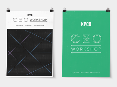 KPCB - Posters grid minimal mockup pattern poster print