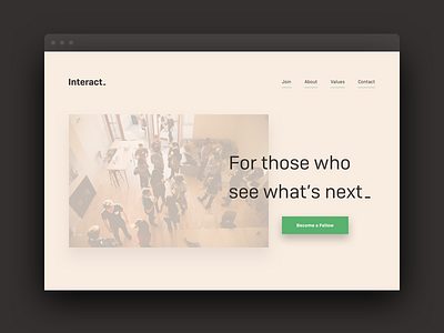 Interact Web minimal ui web