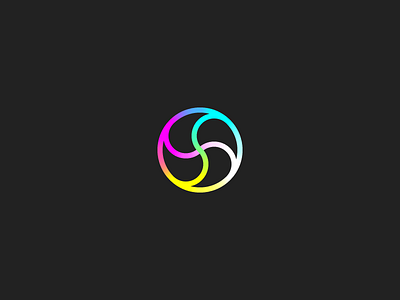 ccCccmmMmmyyYyykkKkk circle gradient logo stroke vector