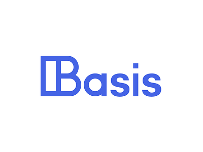 Basis Wordmark branding geometric line logo minimal typography vector wordmark