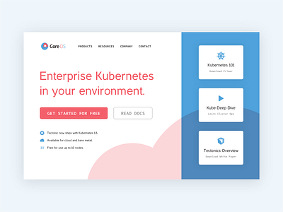 CoreOS Web Concept ui web