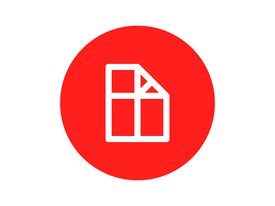 Draft.js Logo blocks branding circle document line logo minimal pen stroke vector
