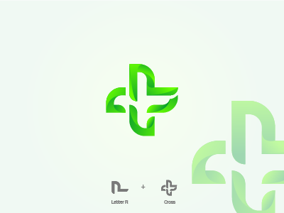 Logo R and Cross Health