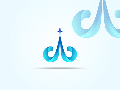 Wussh Travel brand concept design gradient illustration logo logos travel