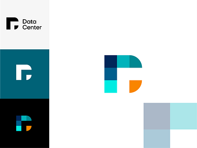 Data Center Logo brand center concept data design logo logos monogram