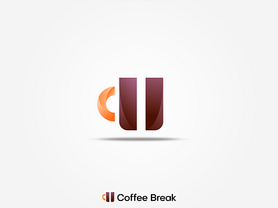 Coffee Break brand concept gradient logo logos