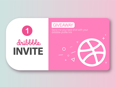 Giveaway 1 Dribbble Invite