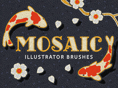 Mosaic Tile Illustrator Brushes