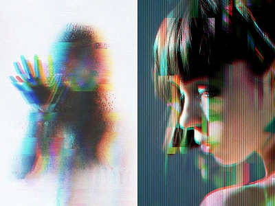 Glitch Studio Photo Effects distortion effect error glitch noise photoshop retro rgb screen vhs warp