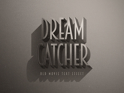 Noir Retro Photoshop Text Effects add-on mockups old photoshop retro retro effects text effects text styles vintage
