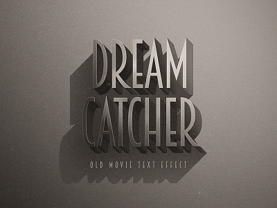 Noir Retro Photoshop Text Effects