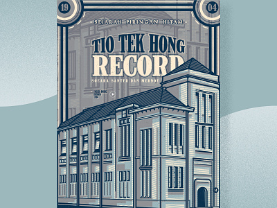 Tio Tek hong Record artwork audio design illustration record vector vynil