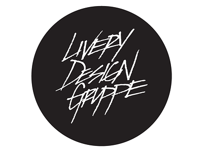 Hand-Drawn Type Treatment black dirty edgy grunge hand drawn lettering rough type white
