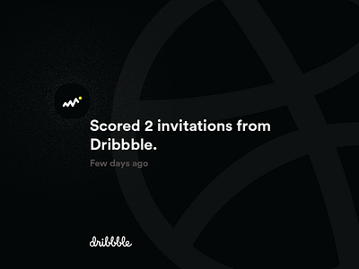 Two Dribbble Invites best design designer dribbble graphic invite shot ui ux