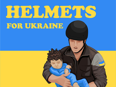 Help for Ukrainian design help illustration photo ukraine vector
