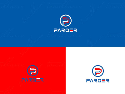 PARQER brand design design flat flat logo logo luxury logo minimalist logo modern logo typography unique logo