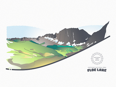 Final Floe brand canadian icons canadian identity canadian rockies creative direction design hike hike and draw hiking culture identity illustration landscape maps mountain culture national park series thewayfindercompany trail time vector