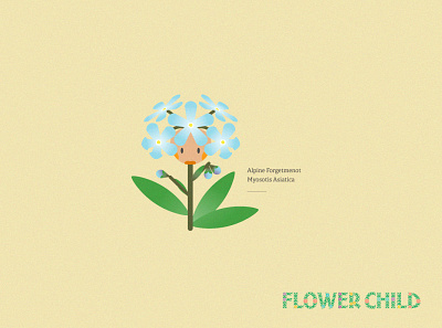 flowerchildtypes4 brand content context creative direction design education hike hike with kids identity illustration maps thewayfindercompany trail time typography wildflowers