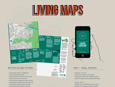 Living Maps book of business brand branding content creation creative direction design hike identity illustration portfolio sales groups thewayfindercompany trademark