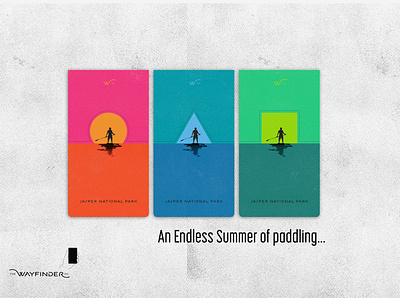 Endless Summer brand creative direction design identity illustration maps paddle board stories thewayfindercompany