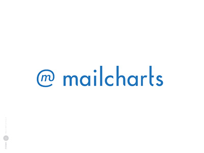 Mailcharts Logo forms brand logo development monogram wordmark