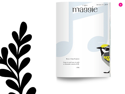 The maggie brand branding creative direction design identity illustration masthead name mark