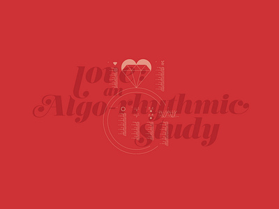 love: an Algo-rhythmic Study poster creative direction design fringe festival illustration online play print setdesign theatre