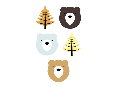 Bears & Larch brand design good clients hike identity illustration research