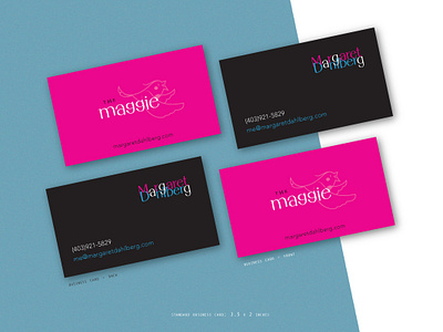 Margarets cards for The Maggie brand branding creative direction design illustration logo typography vector