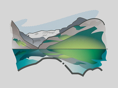 Lake Louise brand creative direction design hike identity illustration landscape maps myth online print thewayfindercompany