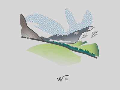 Paradise valley brand branding creative direction design hike identity illustration landscape maps myth online print spot drawings thewayfindercompany vector